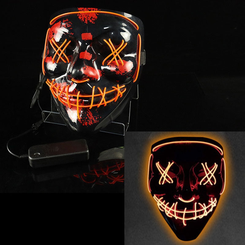 Halloween LED Clown Funny Mask - {{ shop_name}} varyfun