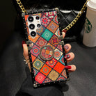 Vintage Bohemian Ring Case With Lanyard for Samsung Galaxy S23 Ultra - {{ shop_name}} varyfun