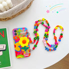 Ins Graffiti Oil Painting Small Yellow Flower iPhone Case - mycasety2023 Mycasety