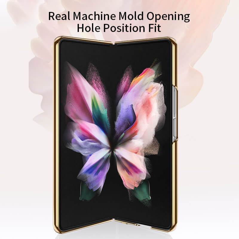 Marble Glass Case For Samsung Galaxy Z Fold 3 5G - {{ shop_name}} varyfun