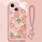 New Oil Painting Peach Blossom iPhone Case - mycasety2023 Mycasety