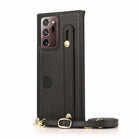 Luxury Brand Leather Stand Holder Square Case For Samsung Galaxy S21 S20 S10 Ultra Plus FE Note20 10 A71 A51 Cover - {{ shop_name}} varyfun