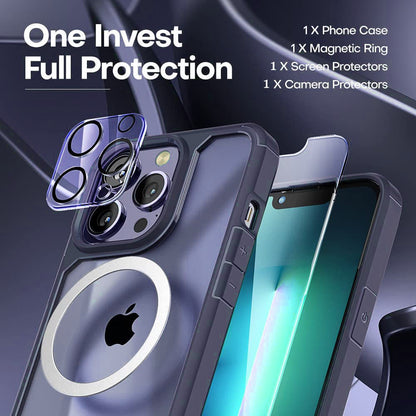 All-inclusive Protective iPhone Case With Screen Protector Film & Lens Film - mycasety2023 Mycasety