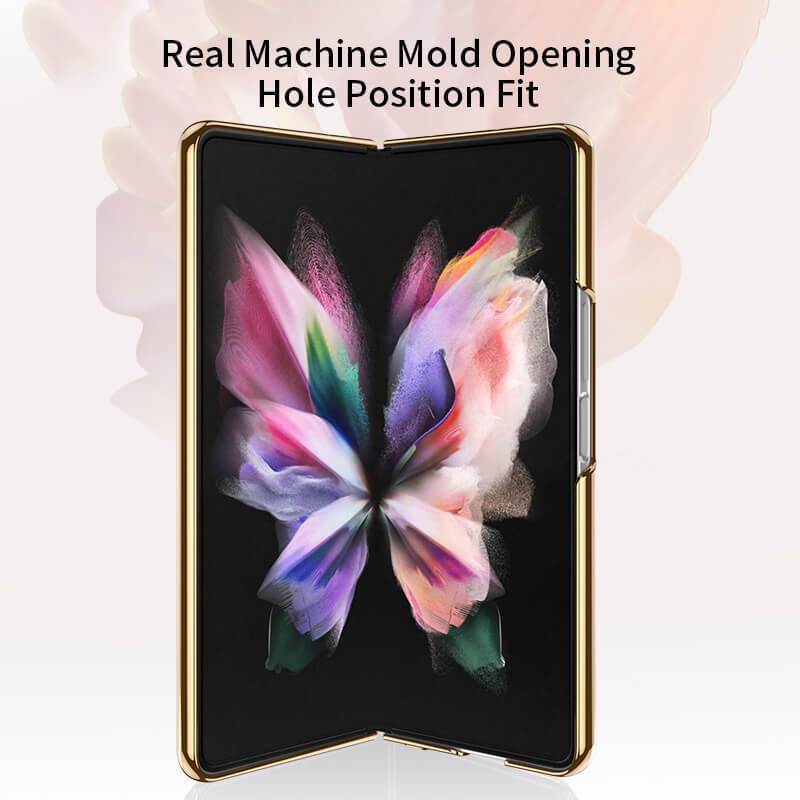 Luxury Marble Glass Case For Samsung Galaxy Z Fold 3 5G - {{ shop_name}} varyfun