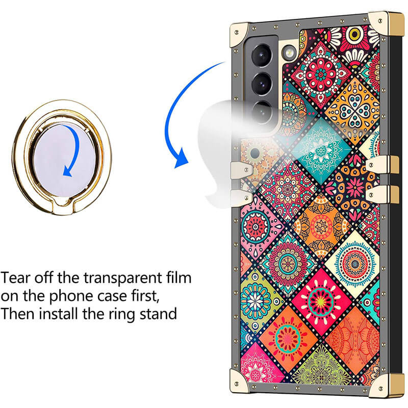 2021 Luxury Brand High Quality Bohemian Lanyard Ring Phone Case For Samsung - {{ shop_name}} varyfun