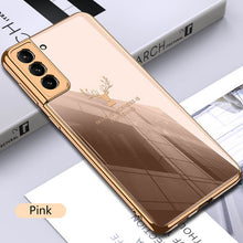 Load image into Gallery viewer, Luxury Plating Anti-knock Protection Tempered Glass Case For Samsung Galaxy S21 S22 S23 Plus Ultra - {{ shop_name}} EasyOutdoor
