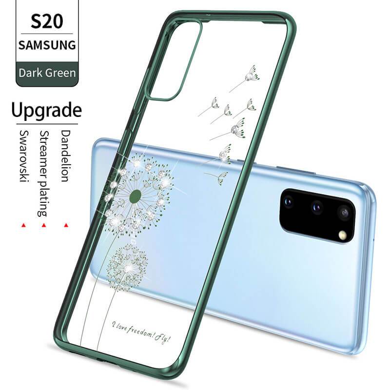 2021 Dandelion Diamonds Electroplating Case For Samsung S20 Ultra Plus S10 Lite Note 20 10 A71 A51 Cover - {{ shop_name}} varyfun