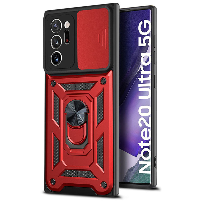 Armor Anti-fall Invisible Bracket Lens Protective Case For Samsung Galaxy S23 S22 S21 S20 Ultra Plus Note20 Ultra - mycasety2023 Mycasety