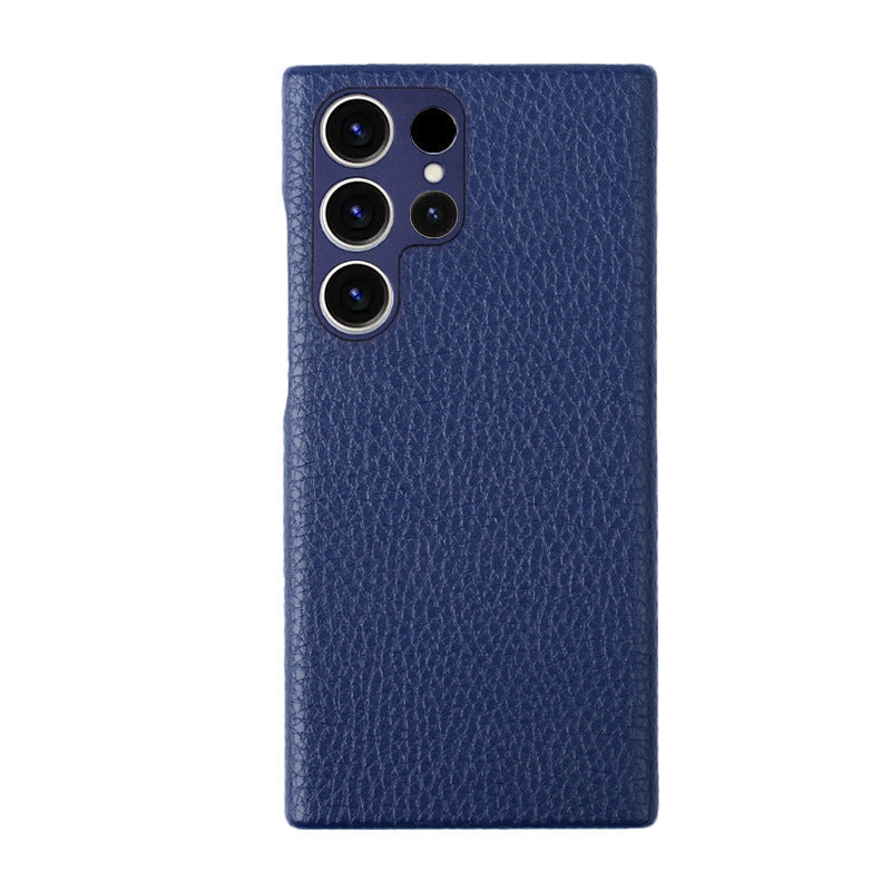 Custom Genuine Leather Case For Samsung Galaxy S23 S23+ S23Ultra S22 S22+ S22Ultra - mycasety2023 Mycasety