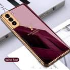 Luxury Plating Anti-knock Protection Tempered Glass Case For Samsung Galaxy S21 S22 S23 Plus Ultra - {{ shop_name}} varyfun