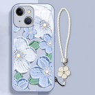 New Oil Painting Peach Blossom iPhone Case - mycasety2023 Mycasety