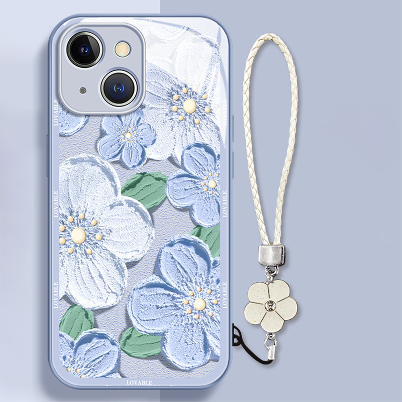 New Oil Painting Peach Blossom iPhone Case - mycasety2023 Mycasety
