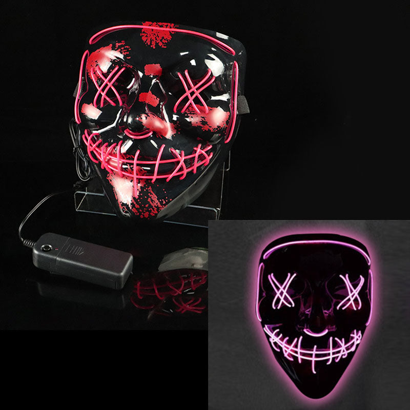 Halloween LED Clown Funny Mask - {{ shop_name}} varyfun