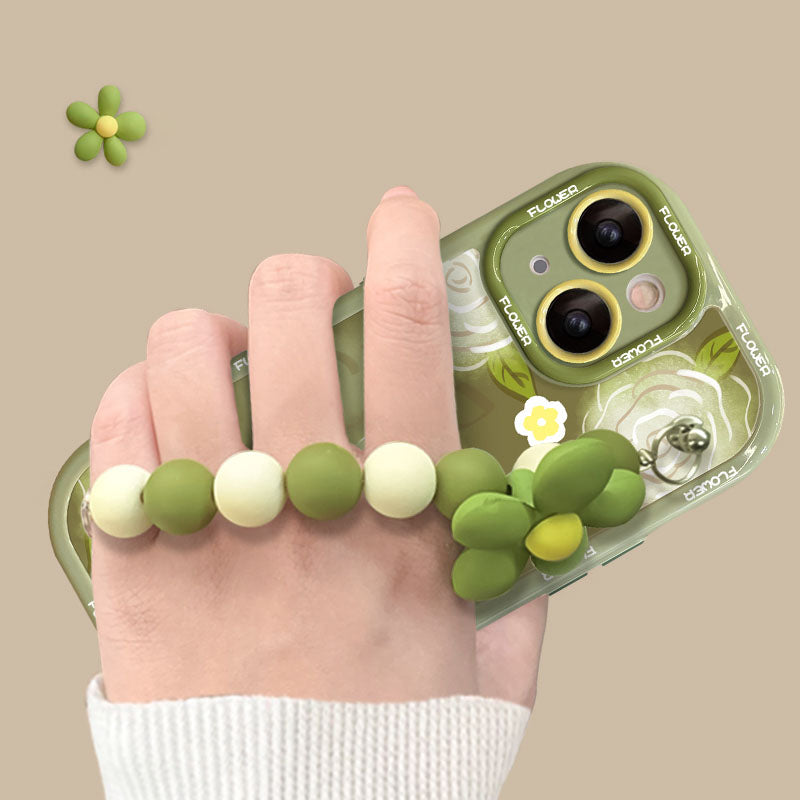 New Green Rose Bracelet iPhone Case - mycasety2023 Mycasety