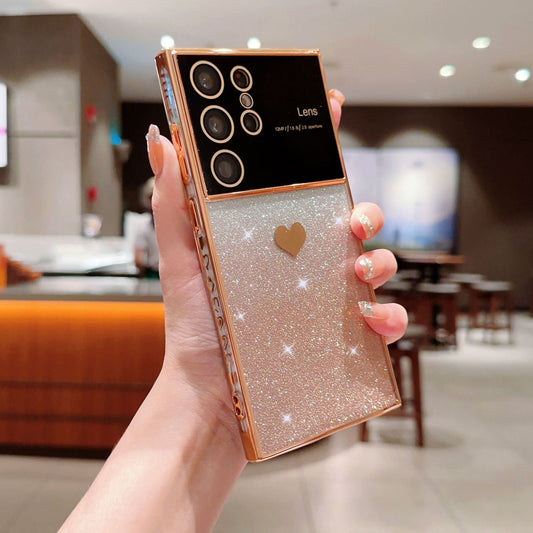 Ins Hot Glitter Powder Bling Protective Phone Case For Samsung Galaxy