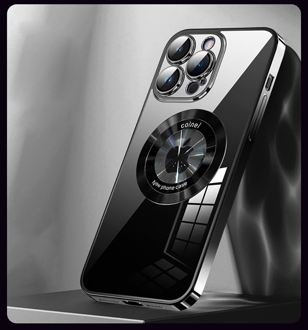 Magnetic Magsafe Electroplated Clear Camera Screen All-inclusive Protective iPhone Case - mycasety2023 Mycasety