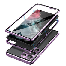 Load image into Gallery viewer, Samsung Galaxy Magnetic Double-Sided Protection Tempered Glass Phone Case - {{ shop_name}} varyfun
