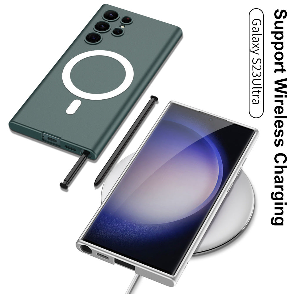 Magnetic MagSafe Charging Coil Phone Case For Samsung Galaxy S23 Ultra Plus - {{ shop_name}} varyfun