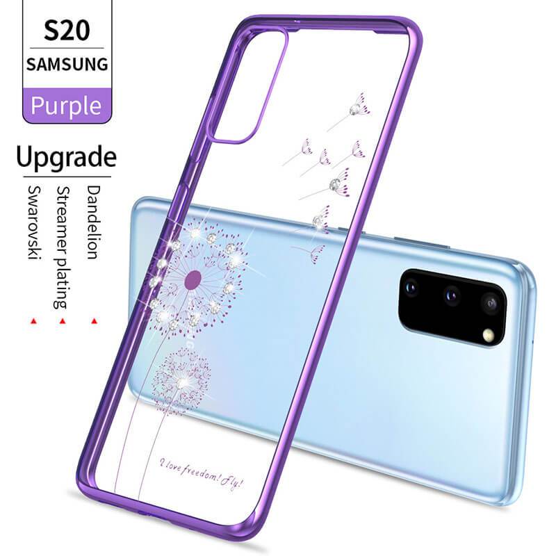 2021 Dandelion Diamonds Electroplating Case For Samsung S20 Ultra Plus S10 Lite Note 20 10 A71 A51 Cover - {{ shop_name}} varyfun