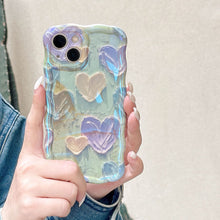 Load image into Gallery viewer, Oil painting heart iPhone case - {{ shop_name}} varyfun
