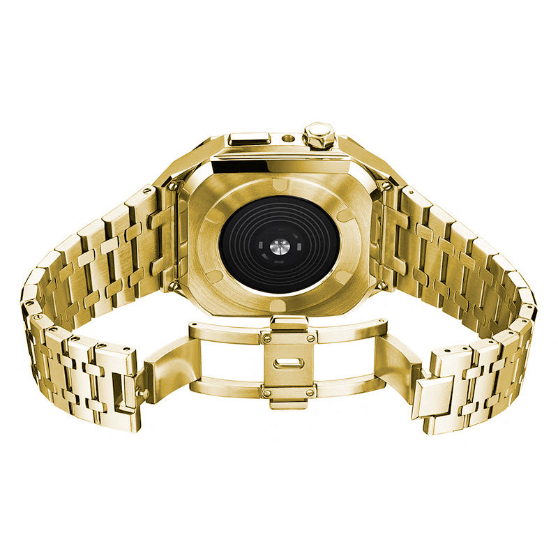 Luxury Metal Case Strap For Apple Watch Series - {{ shop_name}} varyfun