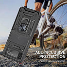 Drop Tested Cover with Magnetic Kickstand Car Mount Protective Case for Samsung Galaxy Z Flip 3 5G - {{ shop_name}} varyfun