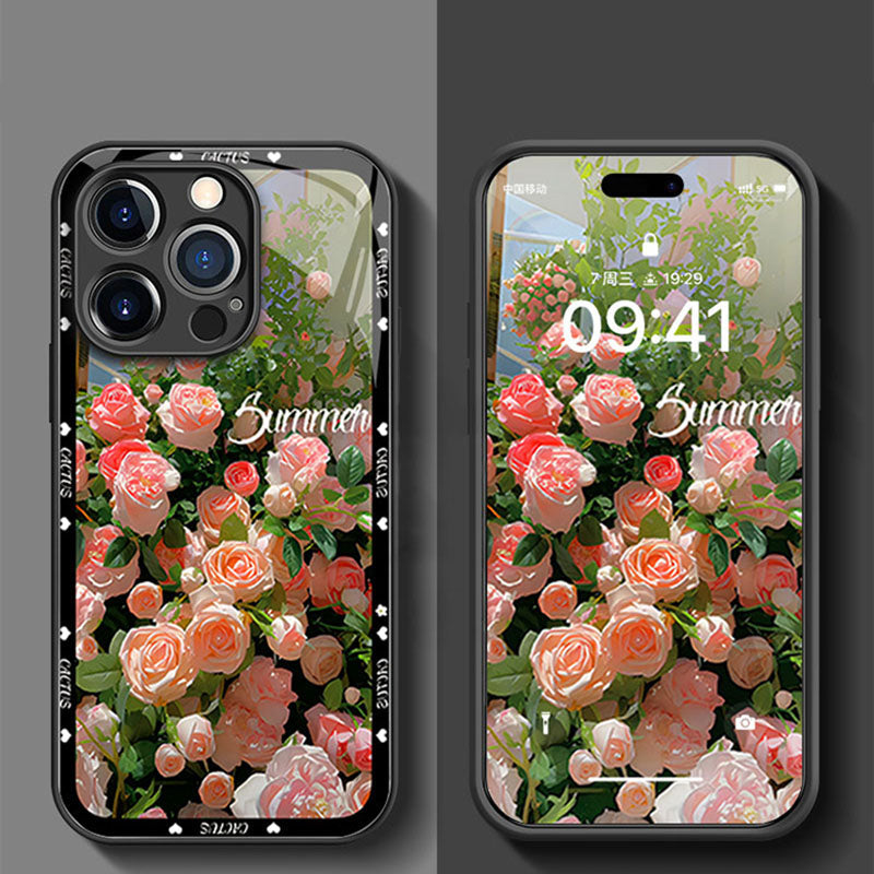 New Pink Rose iPhone Case - mycasety2023 Mycasety
