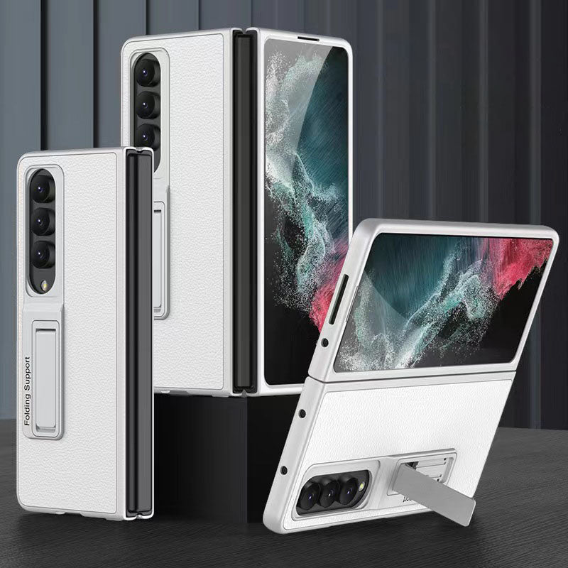 Samsung Galaxy Z Fold 4 5G Luxury Leather Magnetic Stand All-inclusive Drop-resistant Protective Cover - {{ shop_name}} varyfun