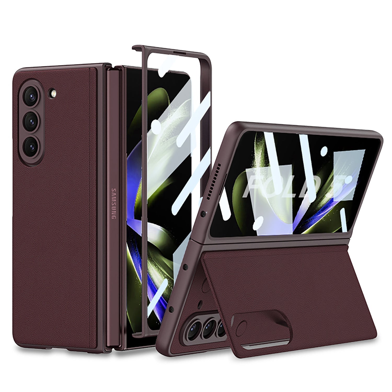 Business Samsung Galaxy Z Fold5 Full Inclusive Leather Case - mycasety2023 Mycasety