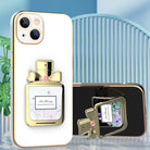 Electorplated All-inclusive Protective Cover For iPhone With Perfume Bottle Holder - {{ shop_name}} varyfun