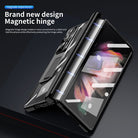 Luxury Magnetic Hinge Transparent Case For Samsung Galaxy Z Fold4 Fold3 5G - varyfun.com