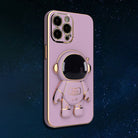 Creative Astronaut Bracket Camera All-inclusive Electroplating Process Phone Case For iPhone 14 13 12 Pro Max - {{ shop_name}} varyfun
