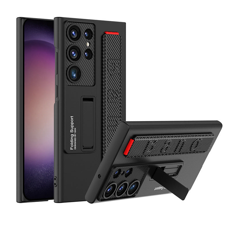 Magnetic Bracket Luxury Wristband Holder Phone Case For Samsung Galaxy S23 S22 Ultra Plus - mycasety2023 Mycasety