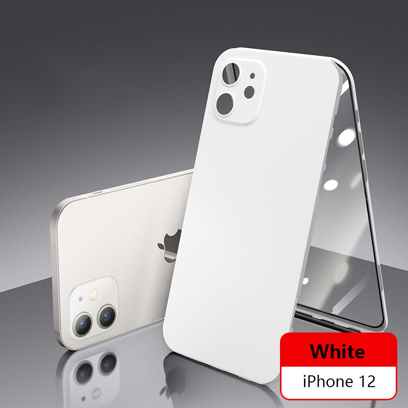 2022 Double-sided All-inclusive Tempered Film Integrally Shell Membrane Protective Case For iPhone - {{ shop_name}} varyfun