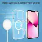 Magnetic Magsafe Clear Protective iPhone Case With Screen Protector Film & Lens Film - mycasety2023 Mycasety