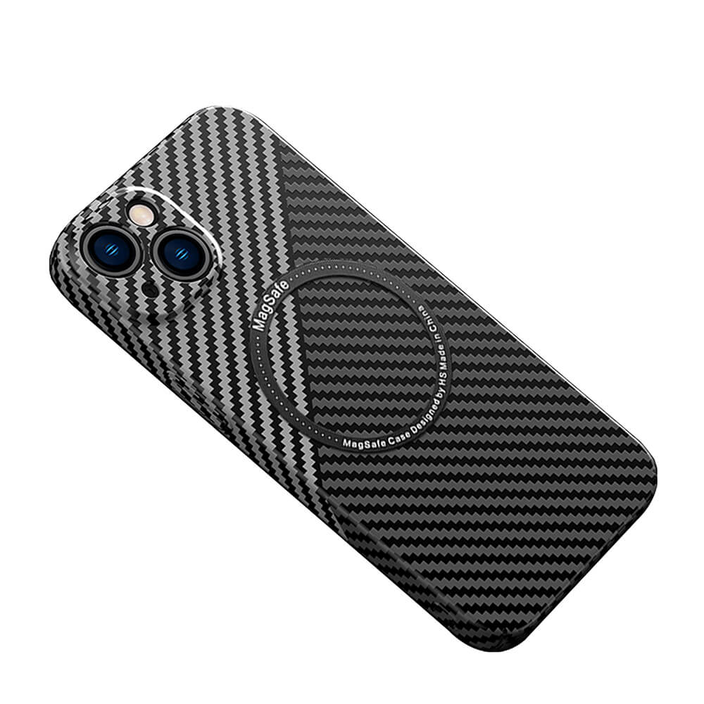 iPhone | Magnetic Carbon Fiber Phone Case - mycasety2023 Mycasety