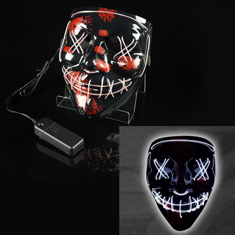 Halloween LED Clown Funny Mask - {{ shop_name}} varyfun