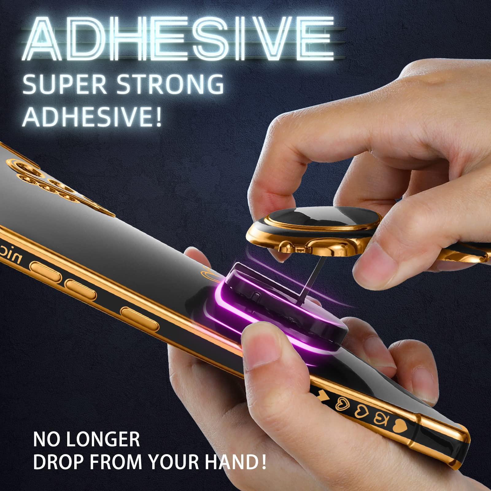 Electroplated Astronaut Stand Cute 6D Spaceman Pattern Phone Case For Samsung Galaxy S23 S22 S21 Ultra Plus Case - {{ shop_name}} varyfun