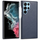 Custom Name Leather Case For Samsung Galaxy S23 S23+ S23Ultra S22 S22+ S22Ultra - mycasety2023 Mycasety