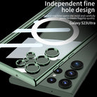 Electroplated Clear Phone Case With Magnetic MagSafe Charging Coil For Samsung Galaxy S23 Ultra Plus - {{ shop_name}} varyfun