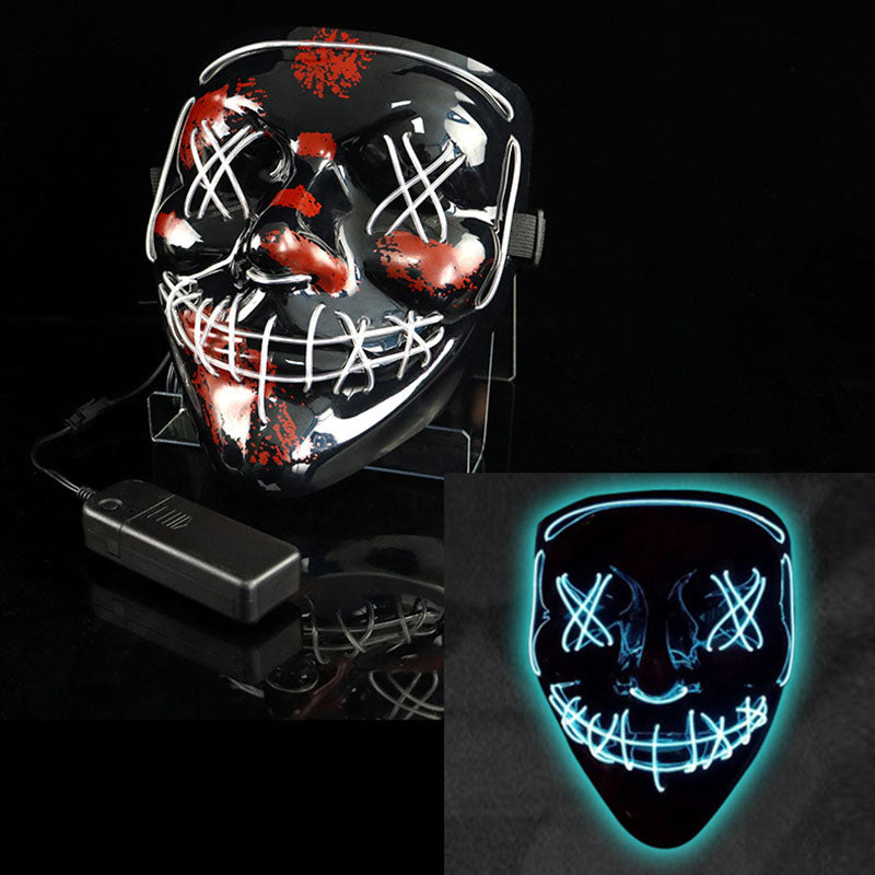 Halloween LED Clown Funny Mask - {{ shop_name}} varyfun