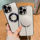 Electorplated Camera All-inclusive iPhone Case With MagSafe - {{ shop_name}} varyfun