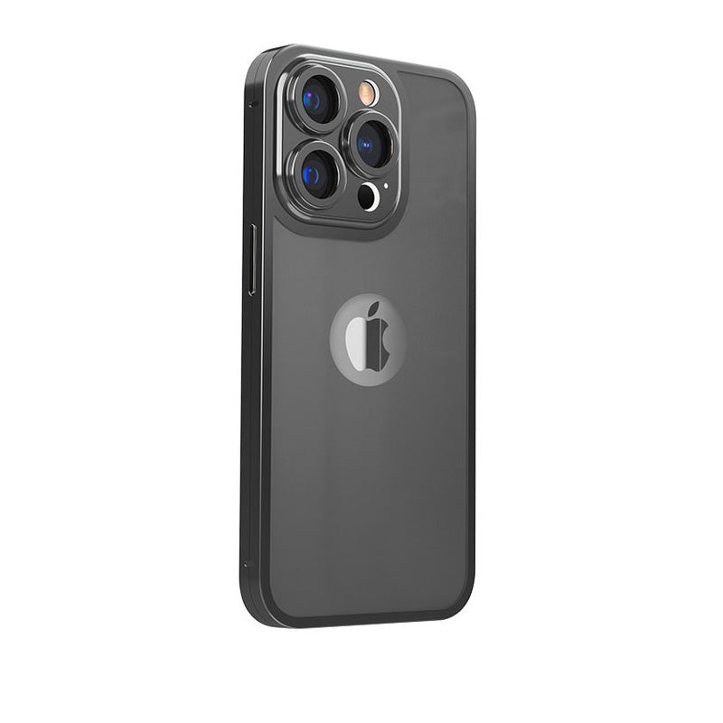 Metal Frame Double-sided All-inclusive Tempered Film Integrally Shell Membrane Protective Case For iPhone - {{ shop_name}} varyfun