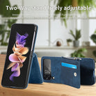 Wallet Case For Samsung Galaxy Z Flip4 Flip3 with Detachable Card Slot Kickstand Zipper - {{ shop_name}} varyfun