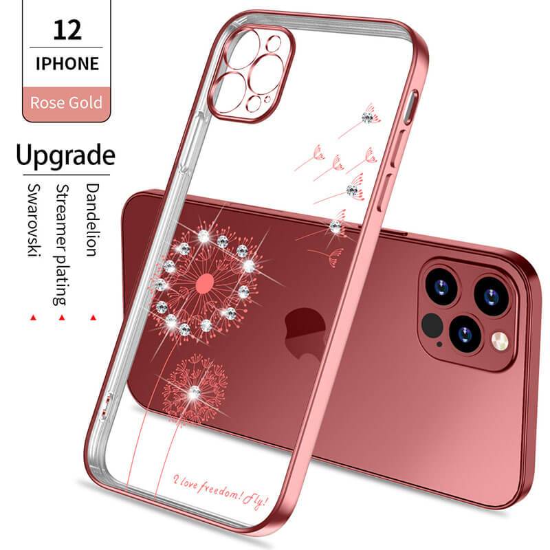 2021 Dandelion Diamonds Electroplating Case For iPhone 12 Pro Max Mini 11 XS XR 7 8 Plus SE 2020 Cover - {{ shop_name}} varyfun