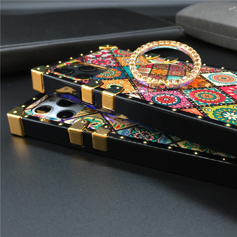 High Quality Bohemian Lanyard Ring Phone Case For iPhone Samsung - {{ shop_name}} varyfun