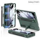 Samsung Galaxy Z Fold5 Case Full Coverage Case with Tempered Glass Protector and Pen Tray Holder - mycasety2023 Mycasety