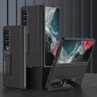 Samsung Galaxy Z Fold 4 5G Luxury Leather Magnetic Stand All-inclusive Drop-resistant Protective Cover - {{ shop_name}} varyfun