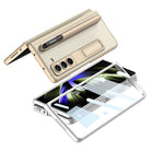 Samsung Galaxy Z Fold5 Full Inclusive Case with Pen Holder and Stand - mycasety2023 Mycasety