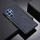Custom Name Leather Case For Samsung Galaxy S23 S23+ S23Ultra S22 S22+ S22Ultra - mycasety2023 Mycasety